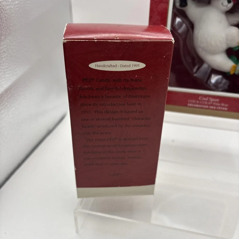Hallmark Keepsake Ornaments~Lot of 3~Coca Cola Polar Bear/Winterberry Santa/Pez